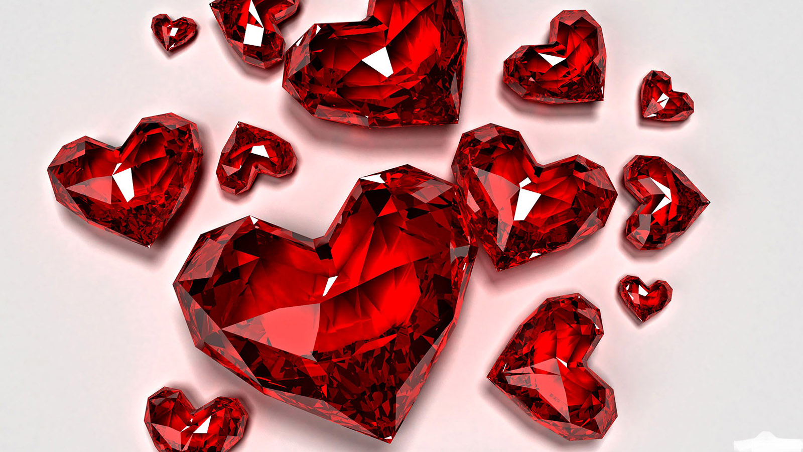 Photo:  3d-love-hearts-diamond-wallpaper